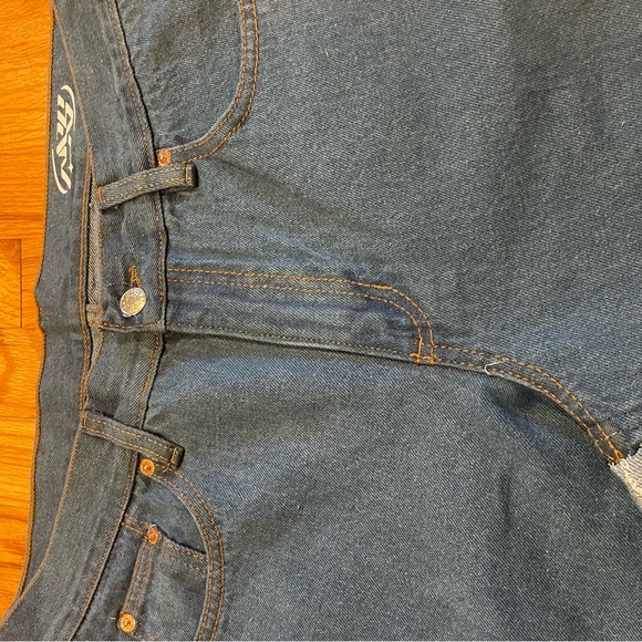 Colombian Artist Streetwear Brand Fourtopus Graphic Denim Jorts / Jean Shorts - Picture 5 of 12